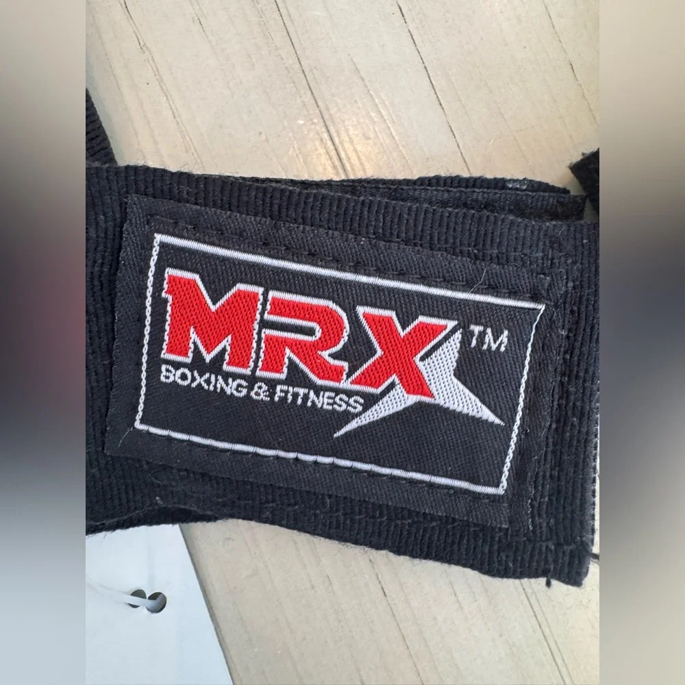 MRX Gel Padded Gloves w/ Long Wrist Wrap For Boxing & Martial Arts - NWT - Sz M